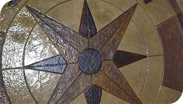 coloreado de hormigon