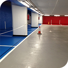 Pavimento en Garajes